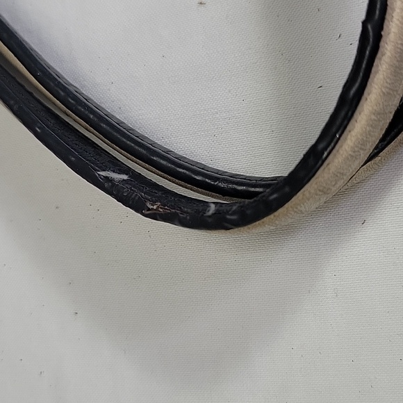 Coach Exotic Lexy Snake Black Pebble Leather Shoulder Bag F57505 - Picture 5 of 13